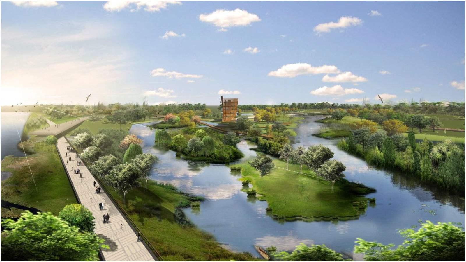 鄭州市賈魯河綜合治理工程西流湖段（中原路－化工路）-建筑、古建工程